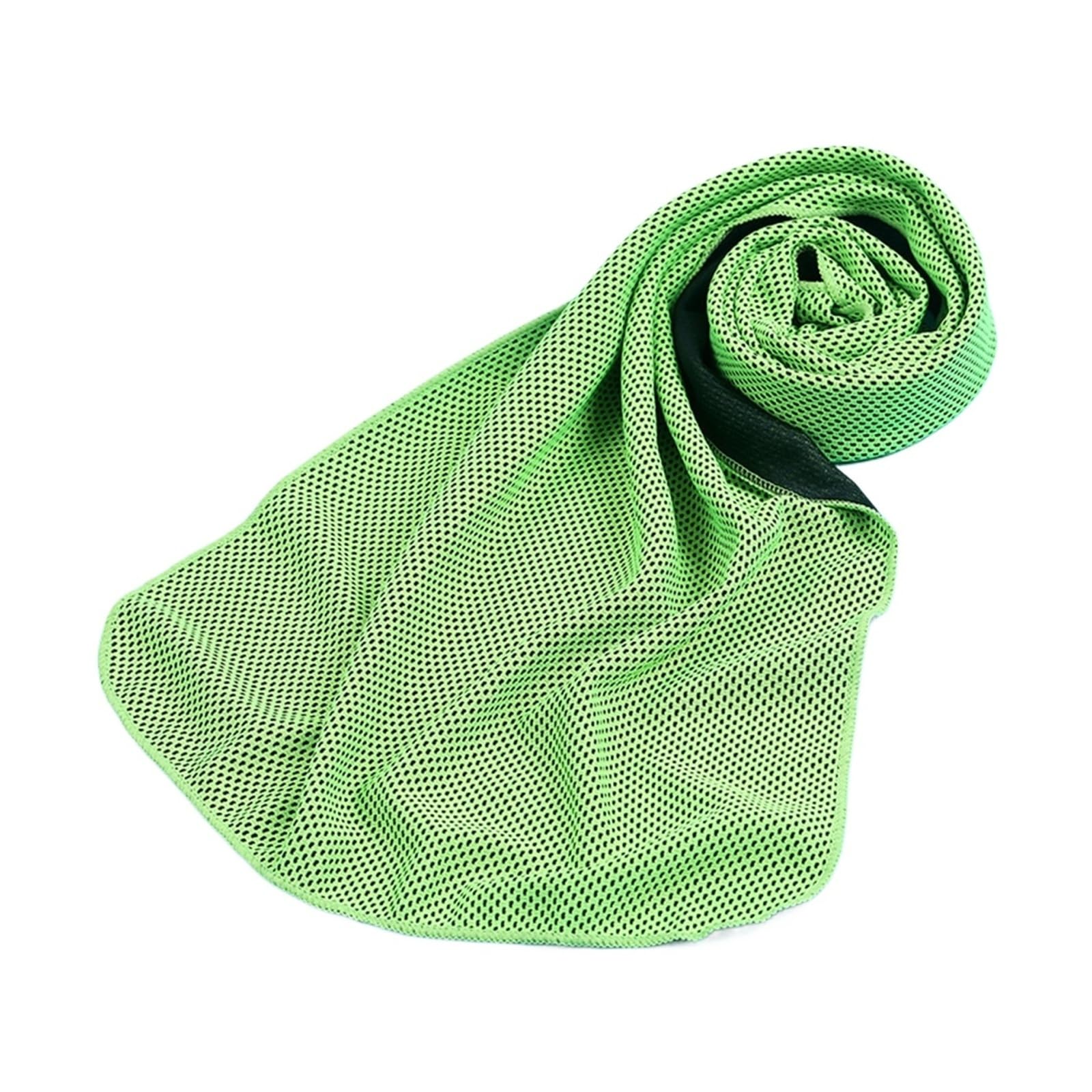 HNULGVI Cooling towel Sport Cooling Towel Microfiber Instant Cool Ice Face Towels(Green,30x90cm)