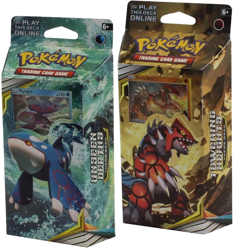 Pokemon Sun and Moon Cosmic Eclipse Both Theme Decks Groudon & KYOGRE