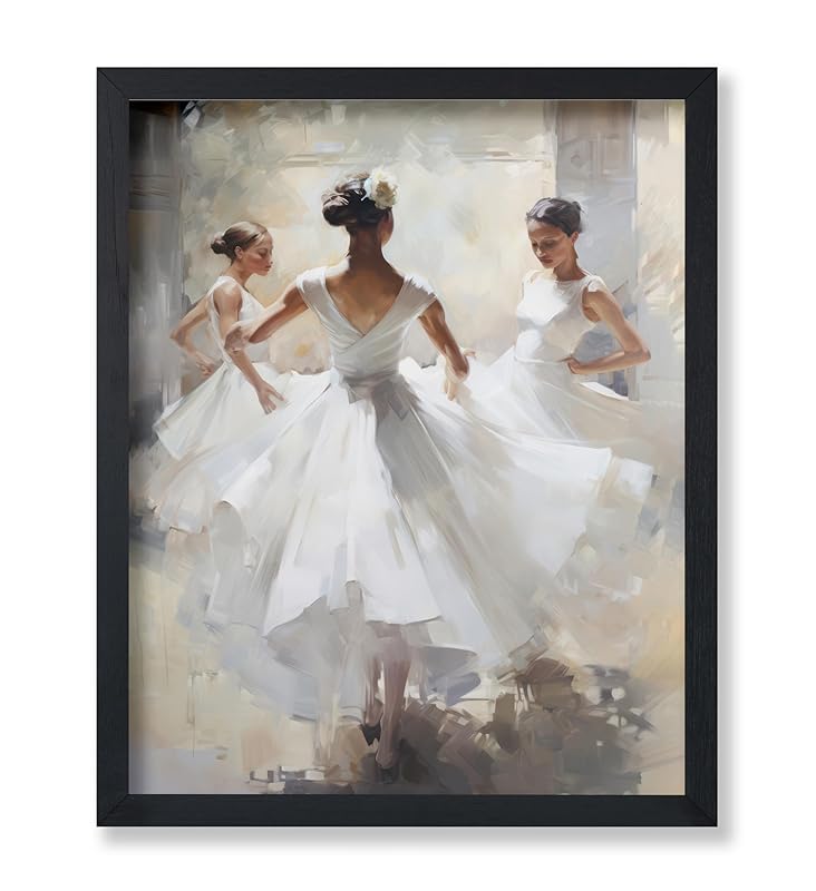 Monem Art Ballerina Poster Retro Dancers Print Dance