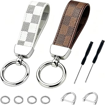 Business Leather Keychain Set - Key Holder