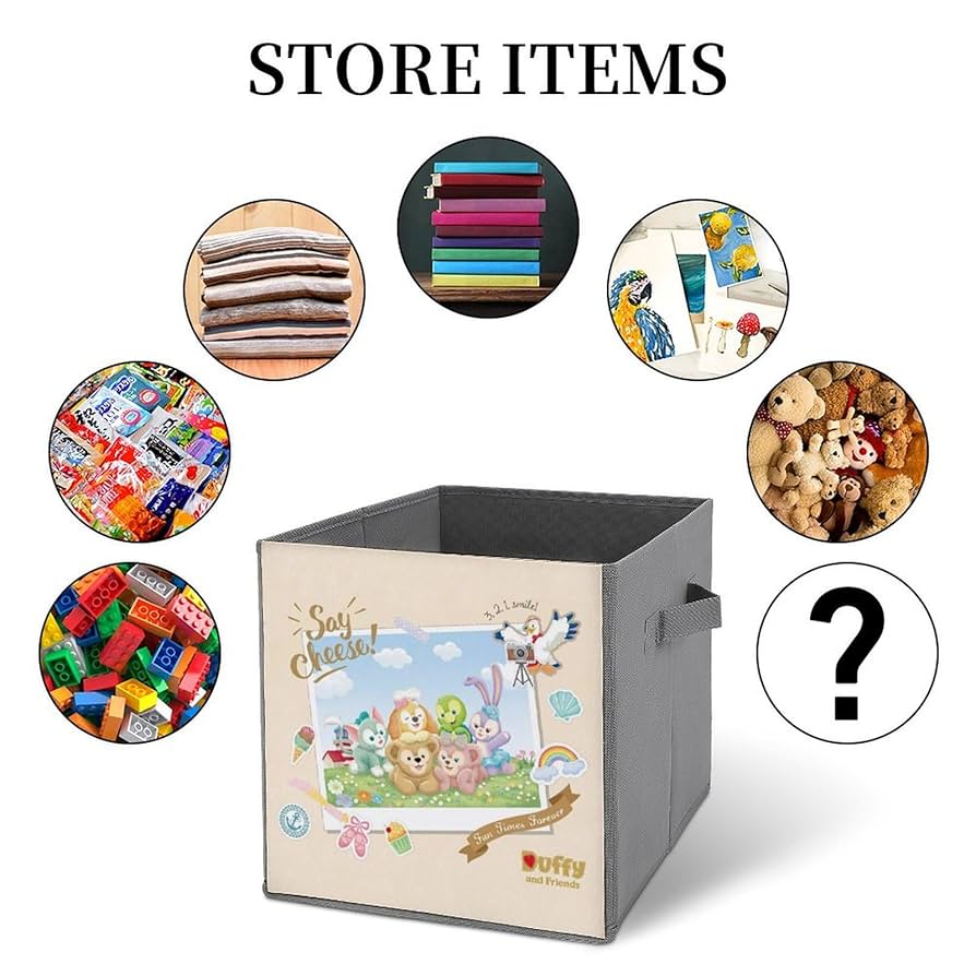 Duffy and Friends バスケット型収納ボックス Amazon｜ダッフィー フレンズ 収納ボックス 収納ケース 整理用