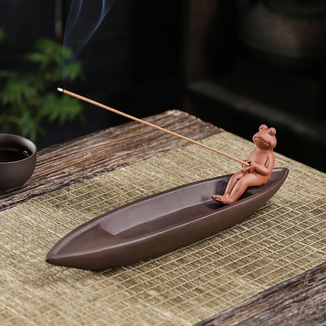 Amazon.com: FIYOEO Vintage Ceramic Incense Burner Creative Frog
