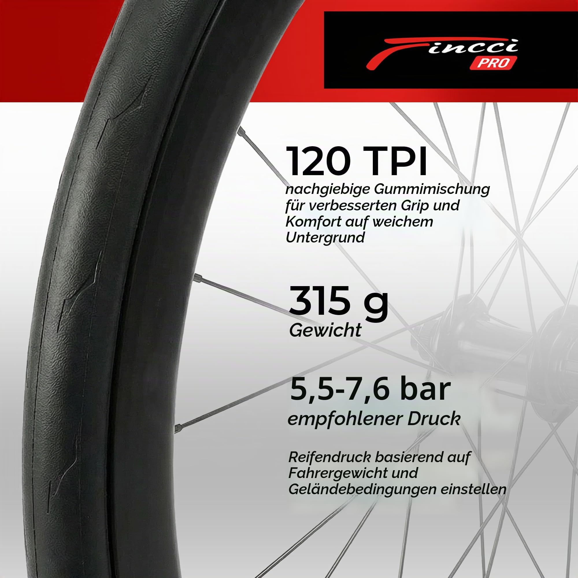 Fincci Varano 2er Set Fahrradreifen 28 Zoll 700x28c (28-622) - Tubeless Ready Rennrad Reifen 700x28c Faltbar Aramid mit 1mm Pannenschutz 120 TPI - Slick Profil für Straßenrennrad & Commuter | Reifen 700 x 28c 28-622 Rennrad mit 120 TPI und Aramid Pannensc