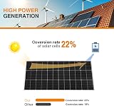 XINPUGUANG Solar Panel Kit 240W: 2 Monocrystalline Solar Panels 120W 12V + 30A Charge Controller + 3m Cable + Z Clamps for Camper Van, Caravan, Home - 3