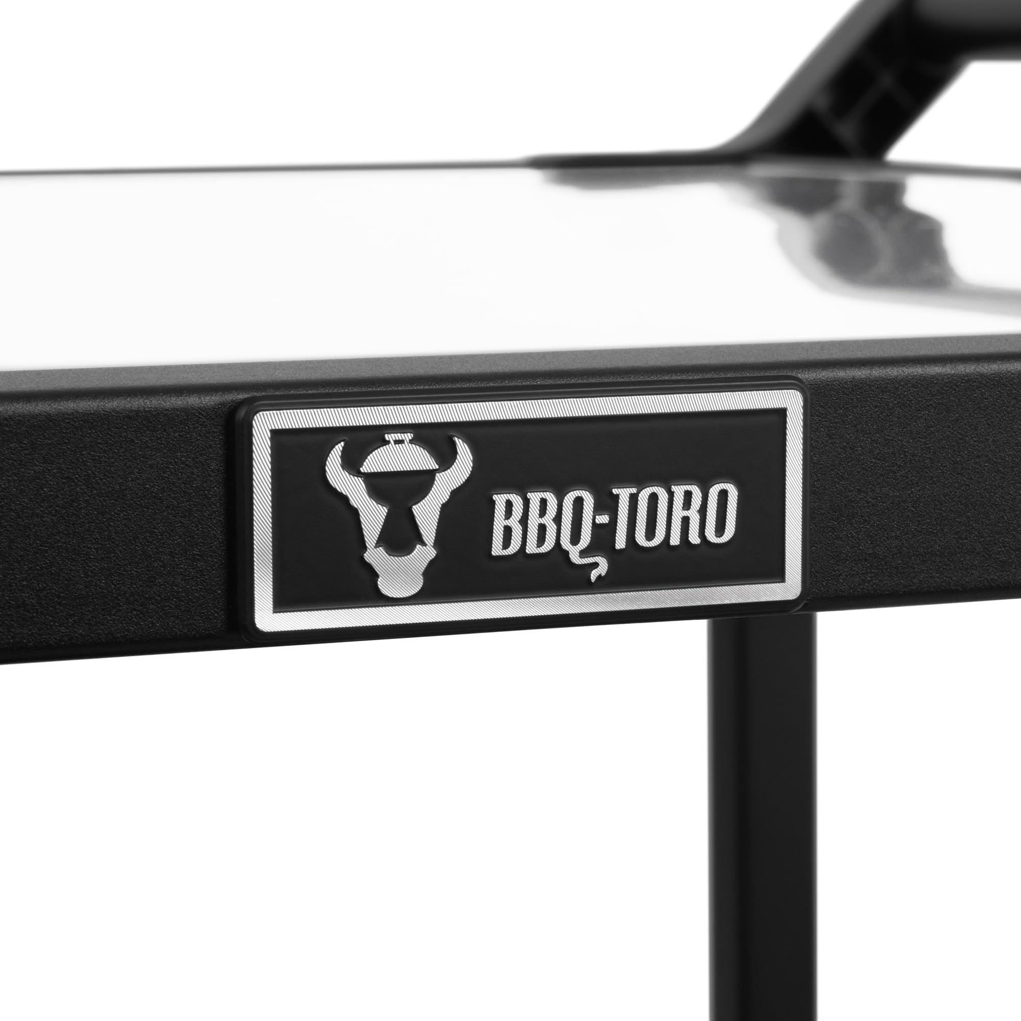 BBQ-Toro Carrito de barbacoa, color negro, mesa de barbacoa con gran superficie de trabajo, mesa auxiliar, parrilla exterior, carrito de barbacoa para exteriores, carrito de servir (3 estantes (94 x