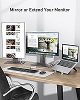 Vista 4 de uni Cable USB C a HDMI de 6 pies (4K @60 Hz), cable USB tipo C a HDMI, Thunderbolt 4/3 compatible con iPhone 15 Pro/Max, MacBook Pro/Air 2023, iPad