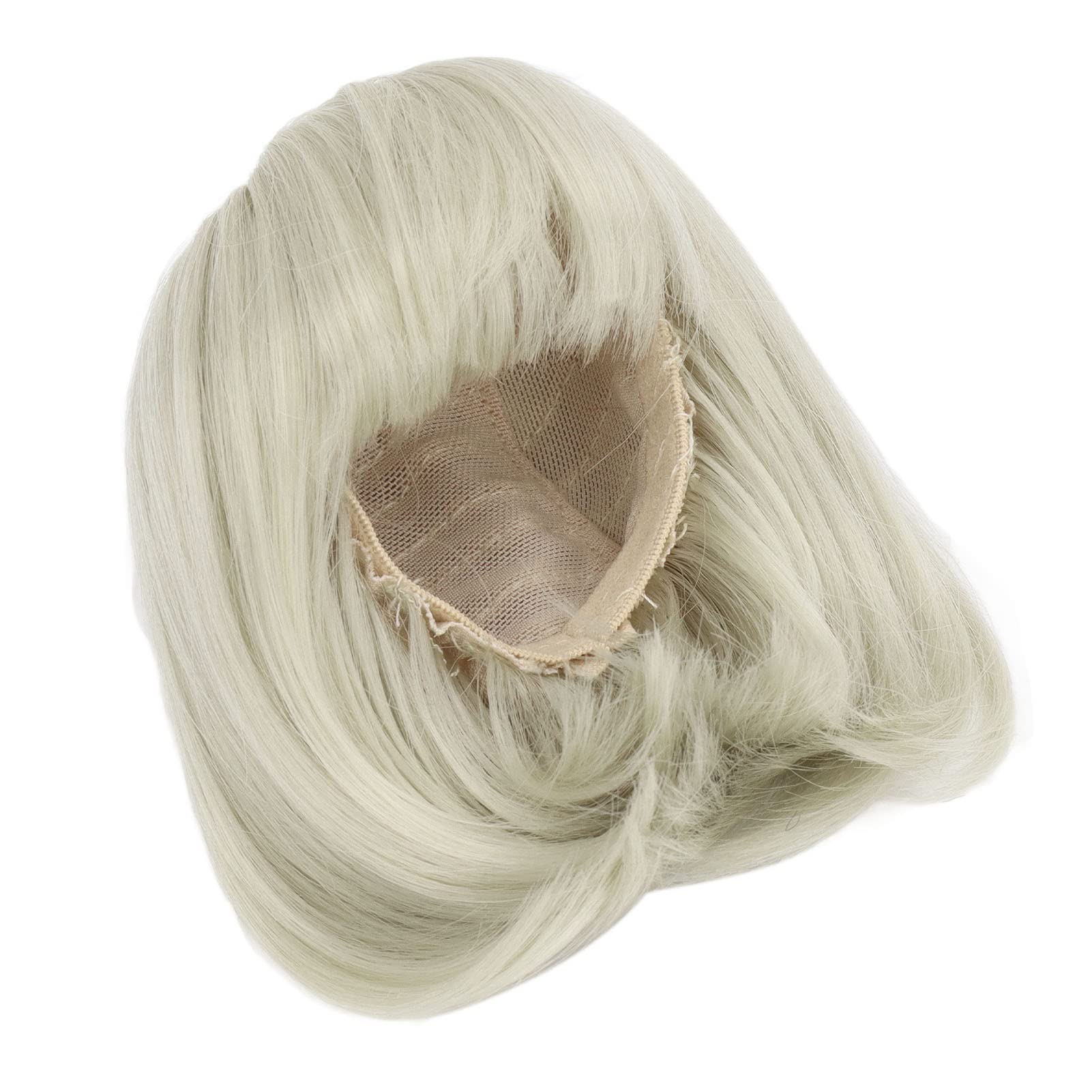 1/3 BJD Doll Peluca - Cabello recto con hombros rectos (Verde Matcha)
