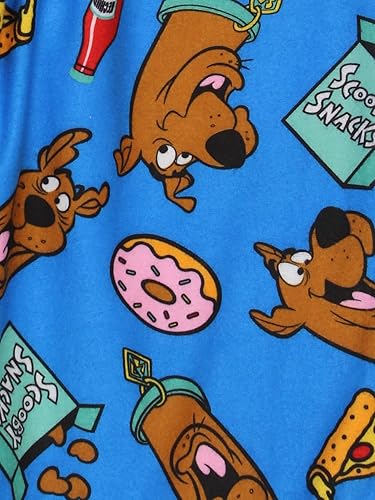 Miniatura 5 de Scooby-Doo Scooby Snacks - Pantalones de pijama de franela para niños (azul, 6), Azul