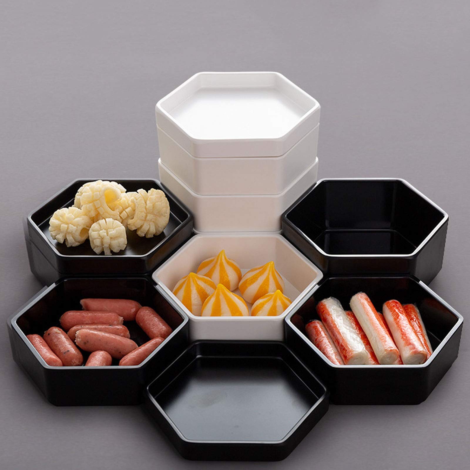 Ciotoline per aperitivo Immersione di salsa di salsa Piatti dessert Piatto da dessert Snack Snack Serving Piatti Tuffati Le ciotole Set Piatti condimento multiuso Ciotola da contorno multiuso Ciotole