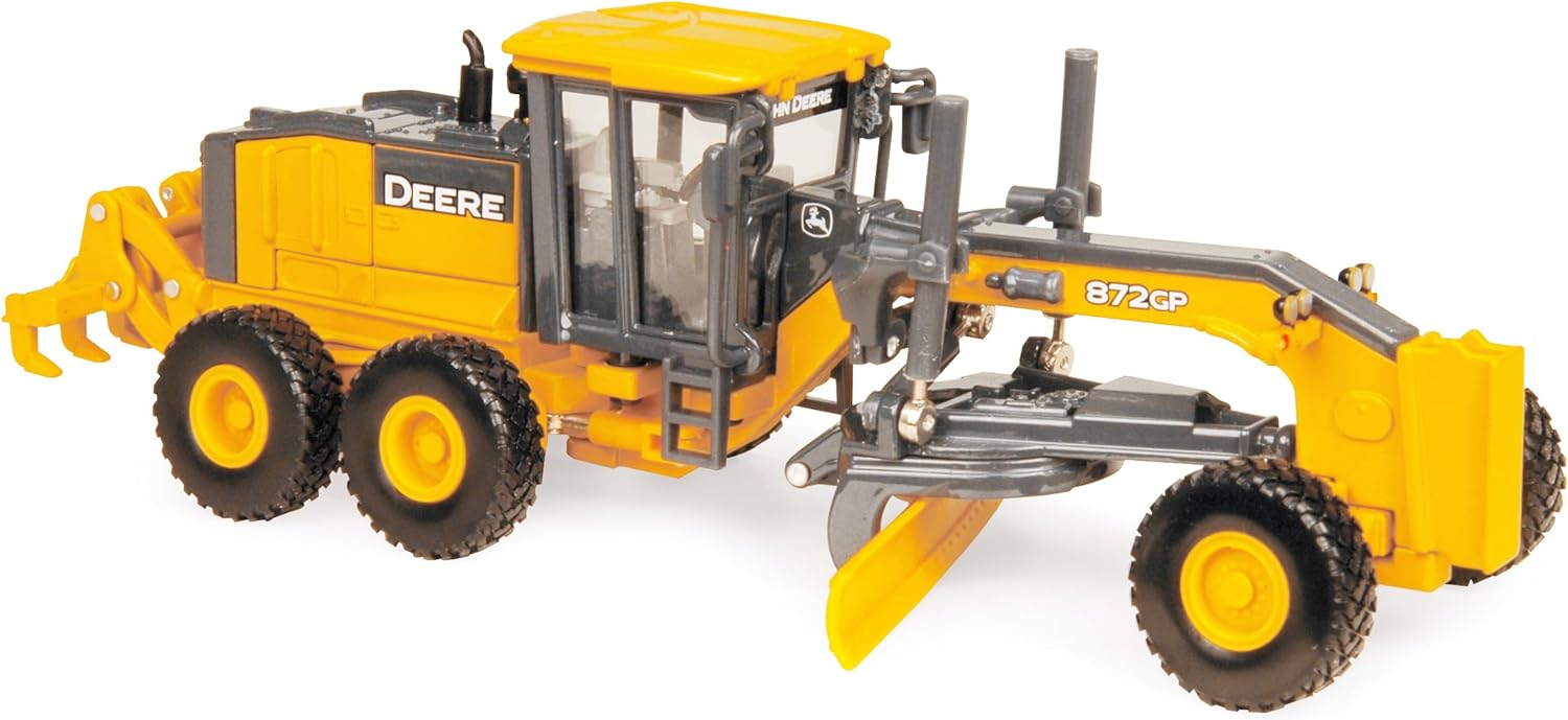 ERTL Prestige Collection - John Deere 872GP Grader Tractor Toy Replica - 1:50 Scale - Authentic Die-Cast Metal Material - John Deere Tractor Toys - Farm Toys Ages 14 Years and Up