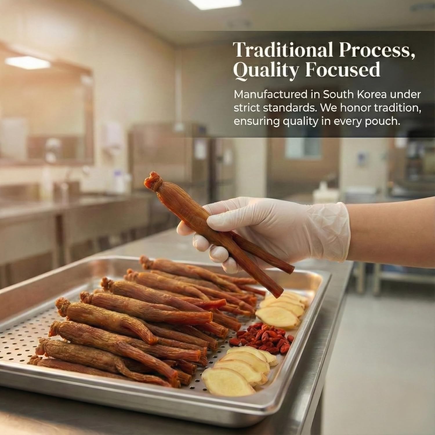 Korean Red Ginseng Prime Liquid Extract - 11mg Ginsenosides, 6-Year-Old Panax Red Ginseng for Energy & Immune Support - Dr. Kim Formulated, No Added Sugar, Vegan - 5 Pouches (30 mL Each) - Image 7