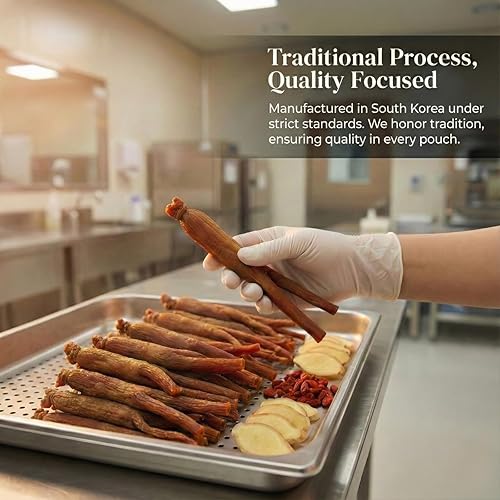 Miniatura 6 de Extracto líquido de ginseng rojo coreano, 11 mg de ginsenósidos, Panax de 6 años de edad, para apoyo energético y inmunológico, formulado por Dr.