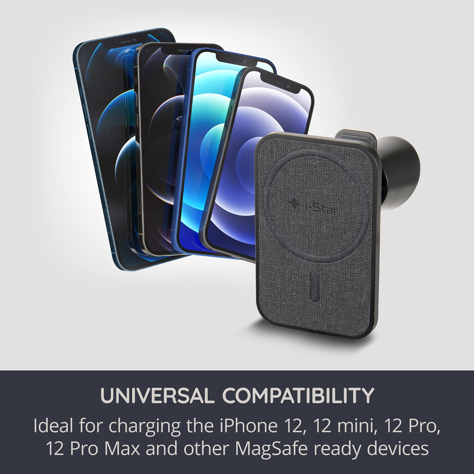 Support Telephone Voiture Induction, Compatible Magsafe 15W Chargeur Induction Voiture Image du produit 2