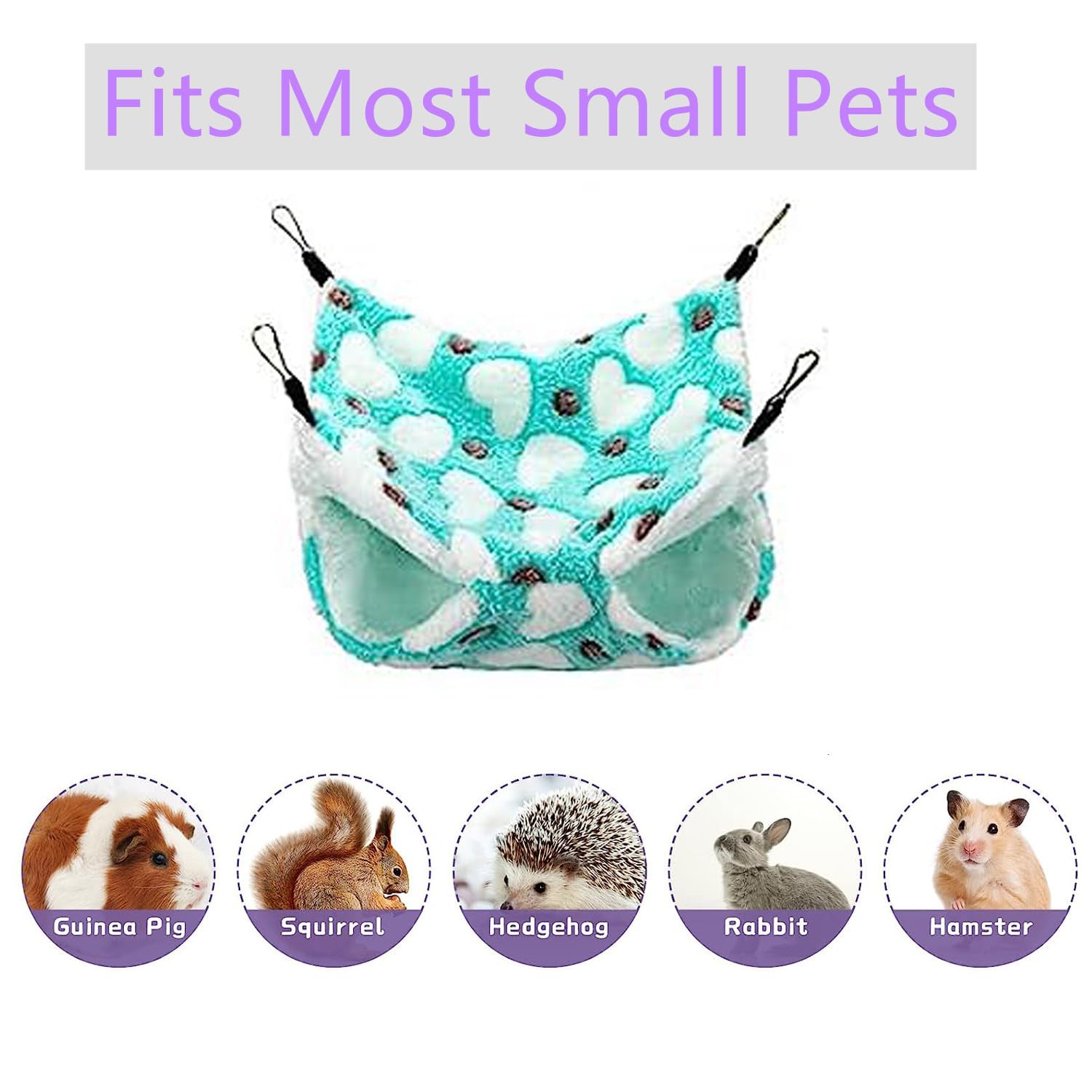 Amaca Per Porcellini D'India, 4 Pezzi, Per Gabbia, Piccoli Animali