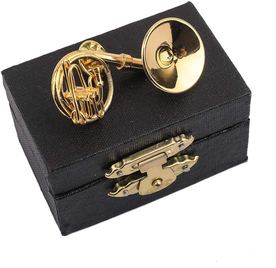 Miniature Musical Instrument Lapel Pin with Case Musical Instrument Brooch image 2