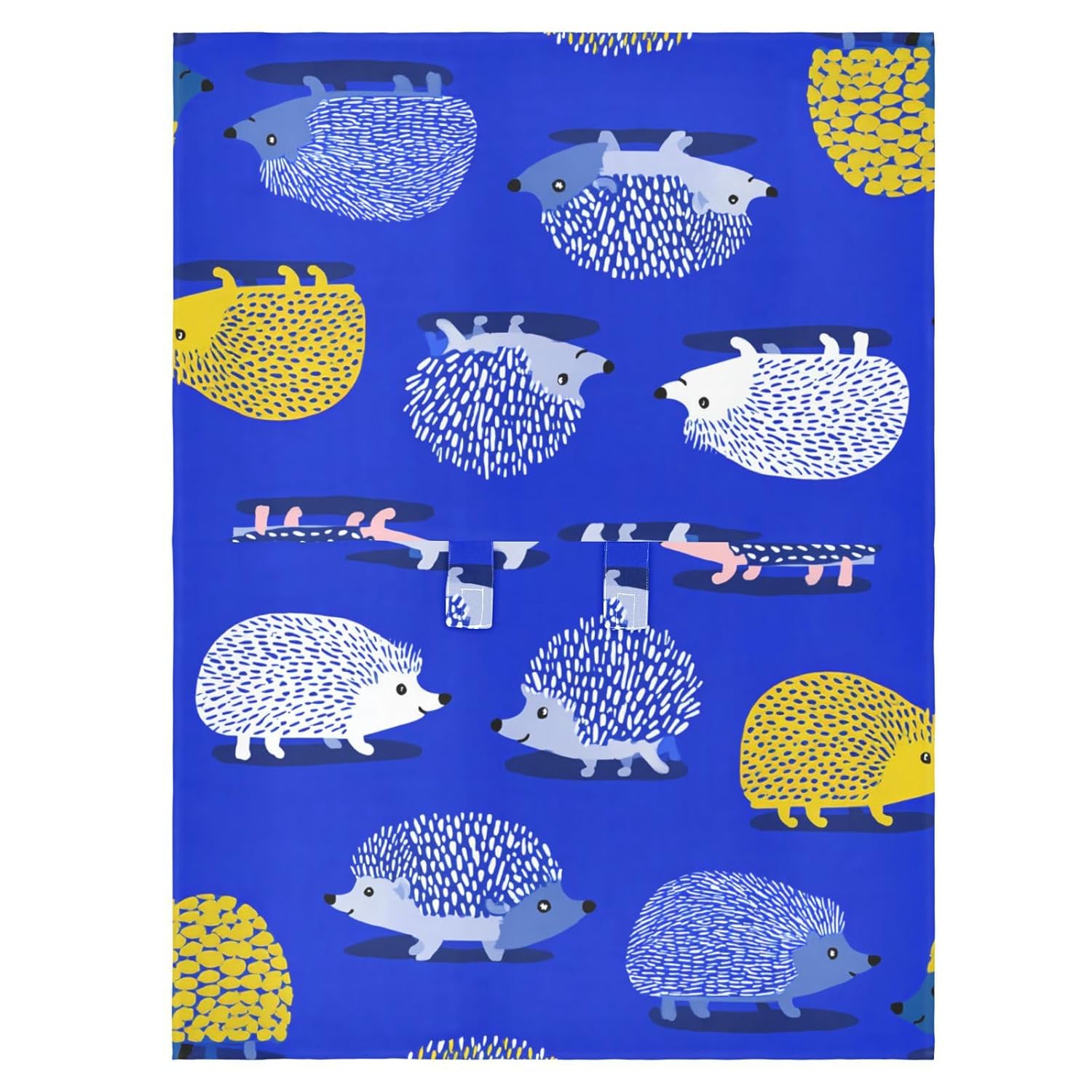 Hedgehog Navy Blue Baby Stroller Sun Shade UV Protection Car Seat Net Cover,protects from Dust and Snow parasol para cochecito