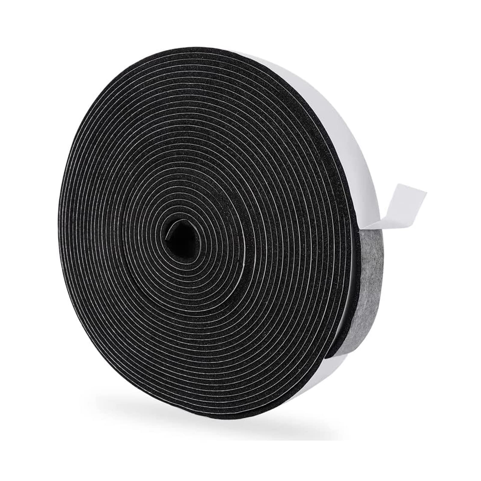 Door Window Insulation Seal Foam Tape, Seal Foam Tape, Foam Insulation Tape Self Adhesive,Weather Stripping for Doors and Windows,Sound Proof Soundproofing Door Seal (1inch*1/8inch*33Ft)