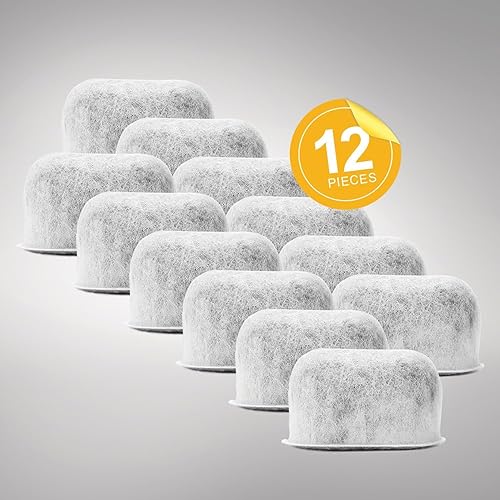 Miniatura 7 de Paquete de 12 filtros de agua de carbón de repuesto para cafeteras Keurig, cartuchos de filtro de agua compatibles con Keurig, ajuste universal (no