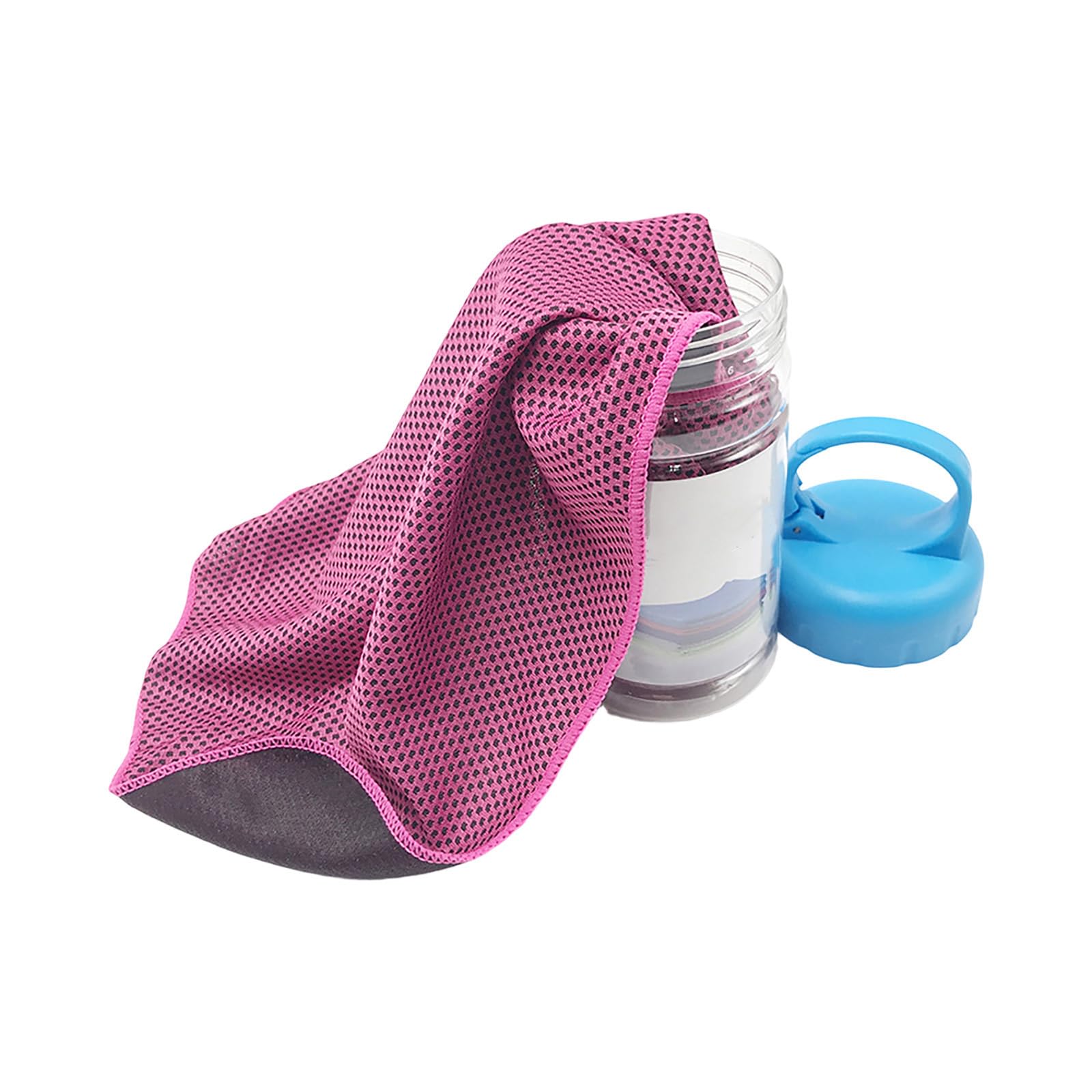 Kühlendes Handtuch für Hals, Mikrofaser-Kühltuch für heißes Wetter, weiches, atmungsaktives Sporthandtuch, kühles Zubehör für Fitness, 90 x 30 cm Größe, ideal für Outdoor-Aktivitäten