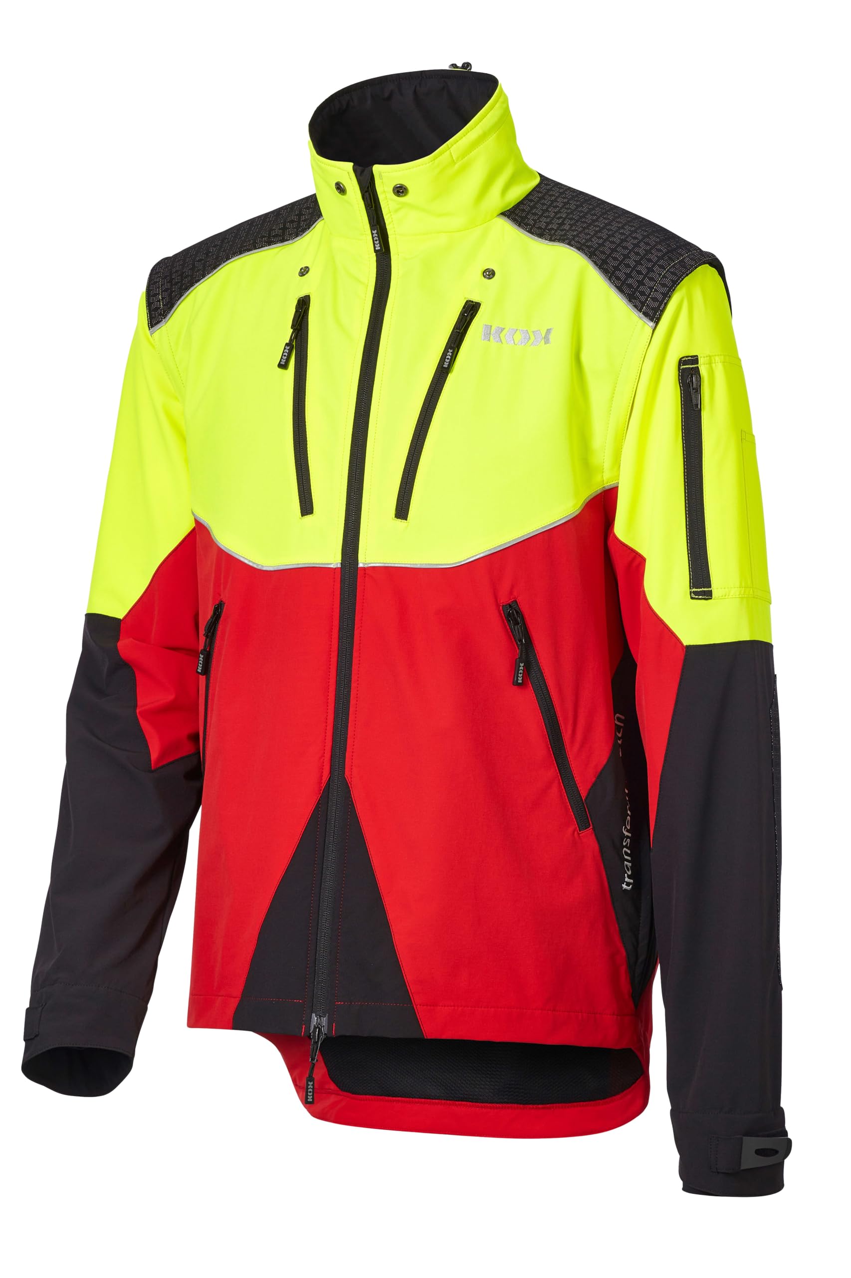 KOX Forstjacke Transform Stretch Rot/Gelb Größe 54/56 | | | Atmungsaktiv