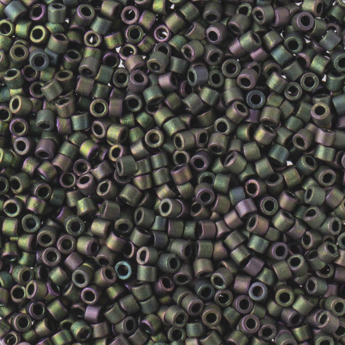 Miyuki Lot de perles Delica : taille 11/0, palette de collection DB312, DB327, DB1053, 7,2 g, 3 tubes