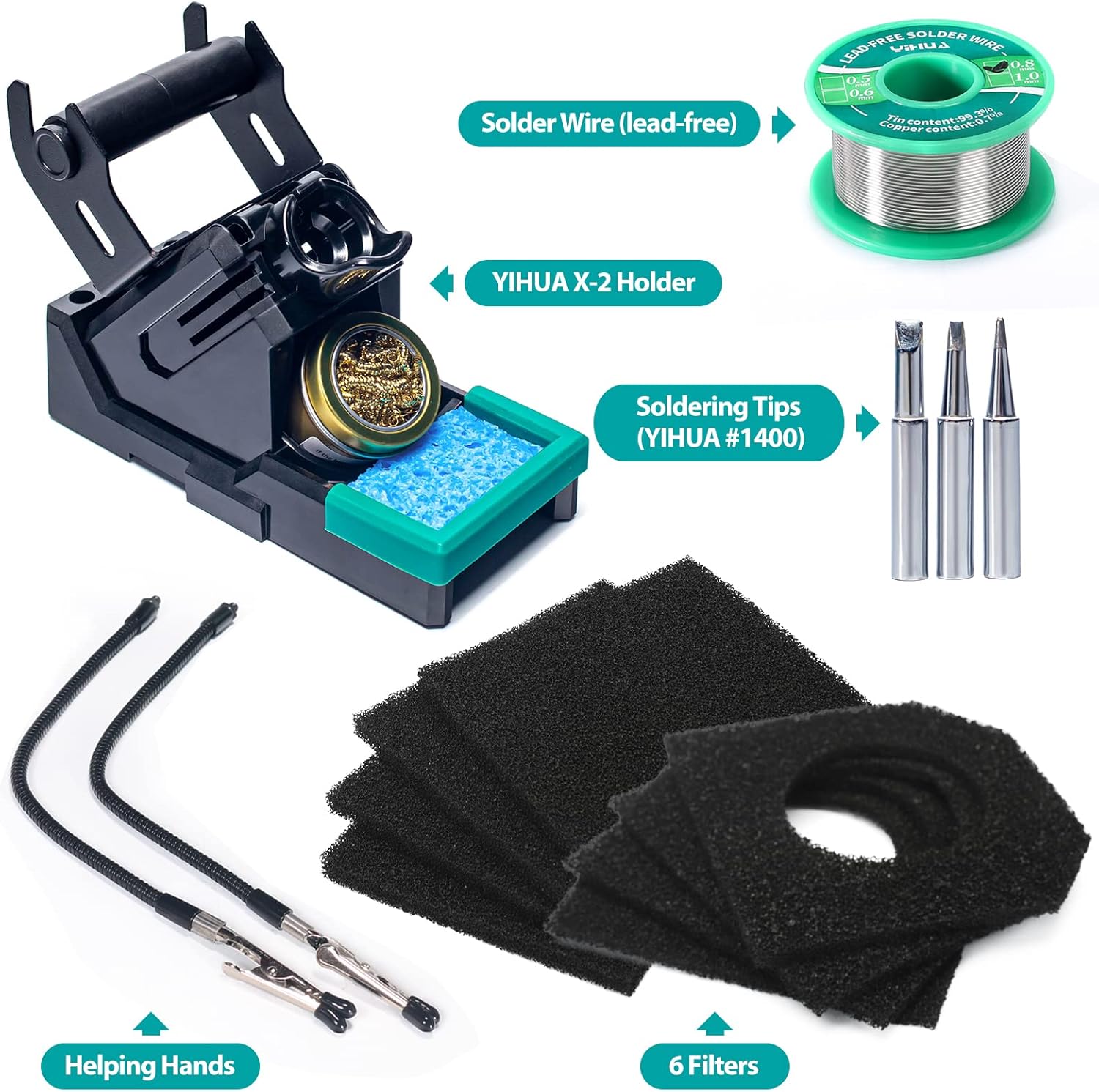 Included components of YIHUA 948DQ-III