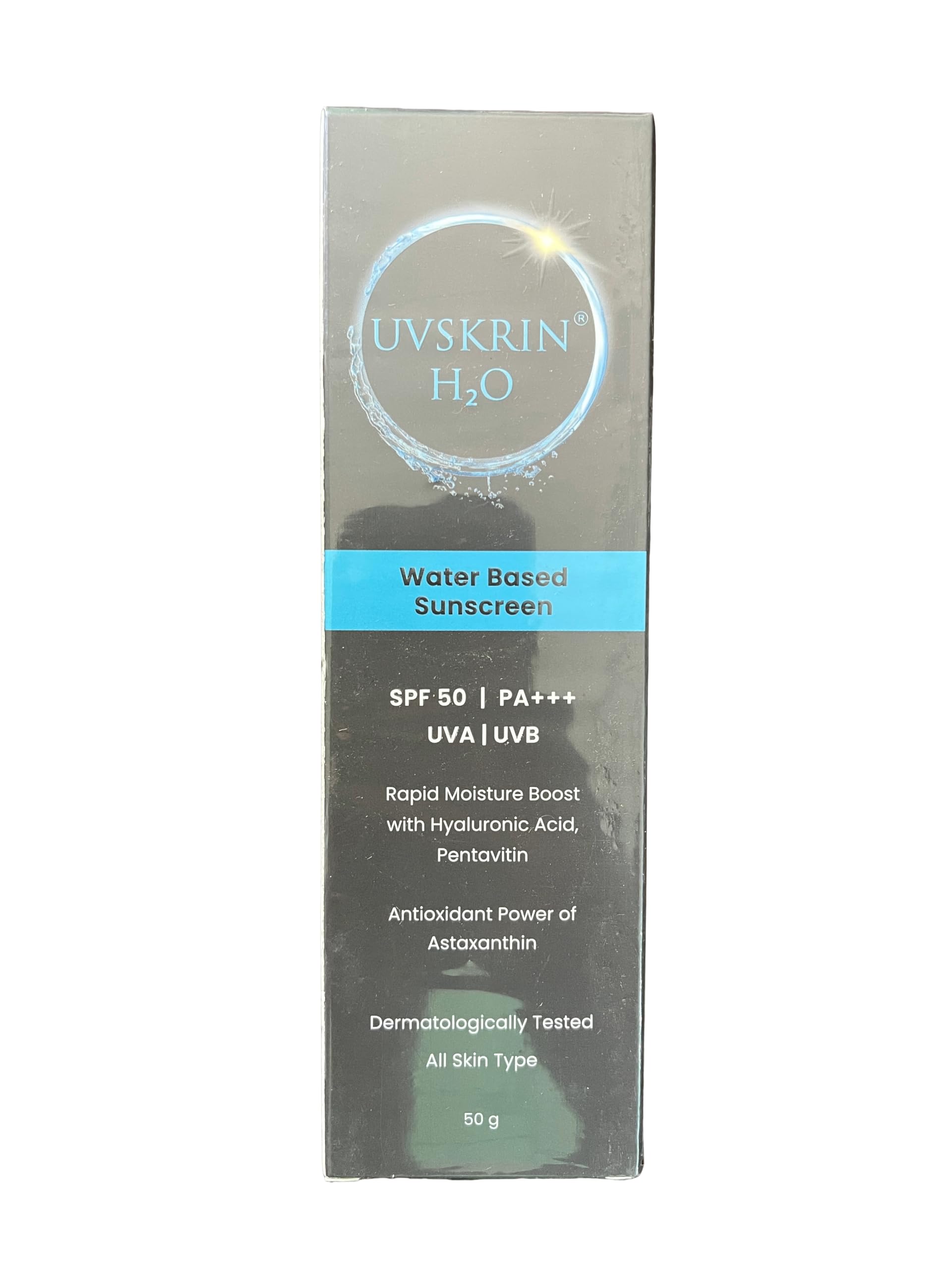 Uvskrin H20 Sunscreen gel SPF50 50gm-image-39