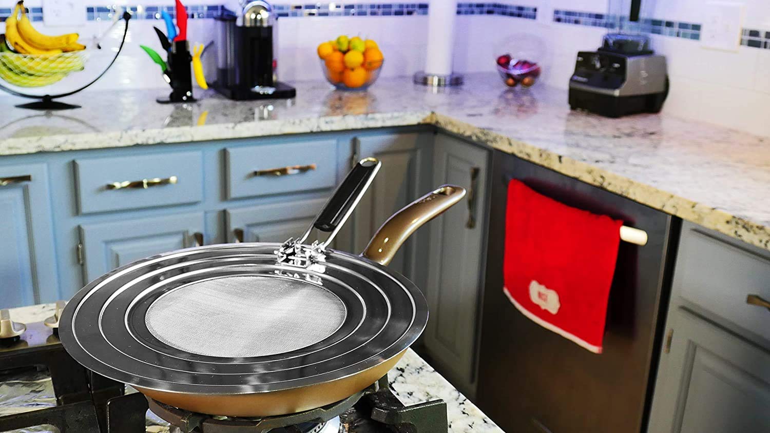 Splatter Screen Splatter Guard with HeavyDuty Folding Handle