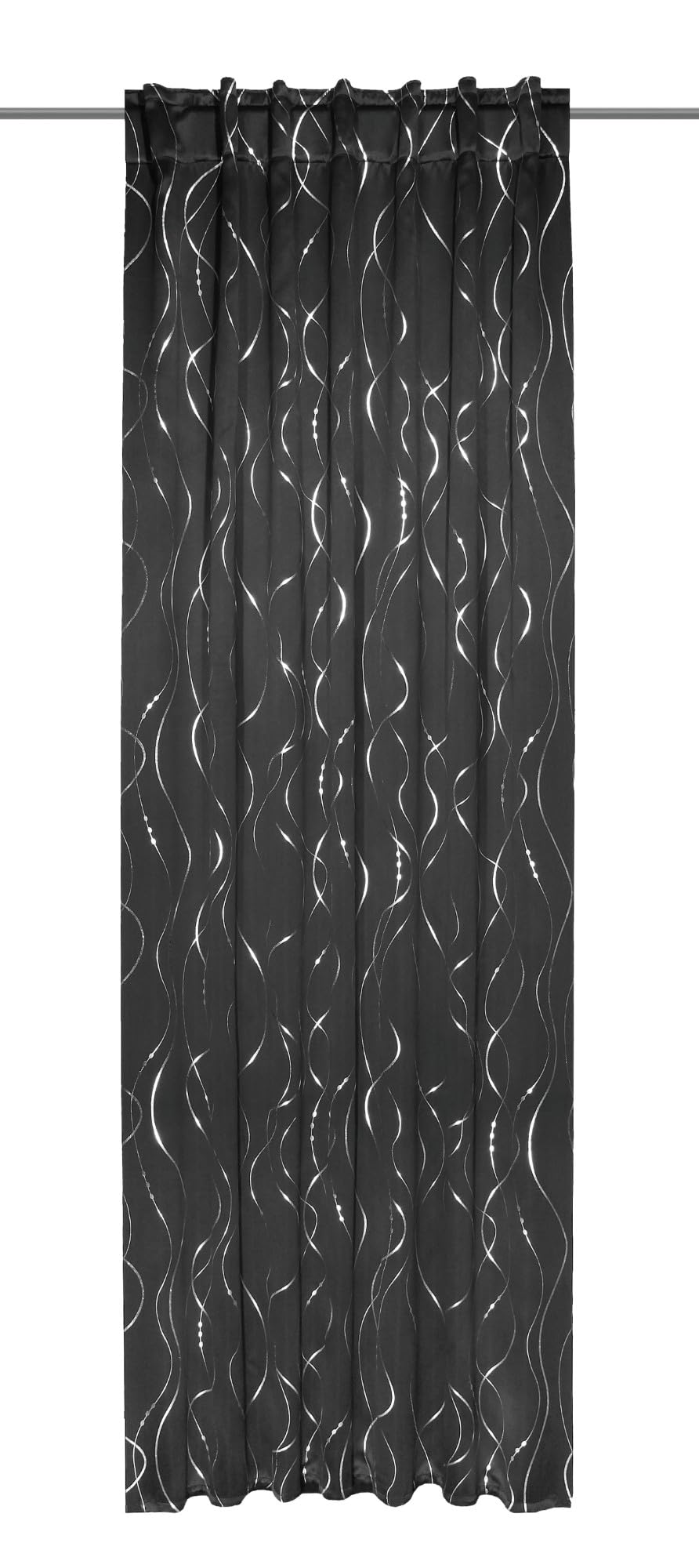 Rideau de salon noir thermique pour une ambiance cosy toute l'année