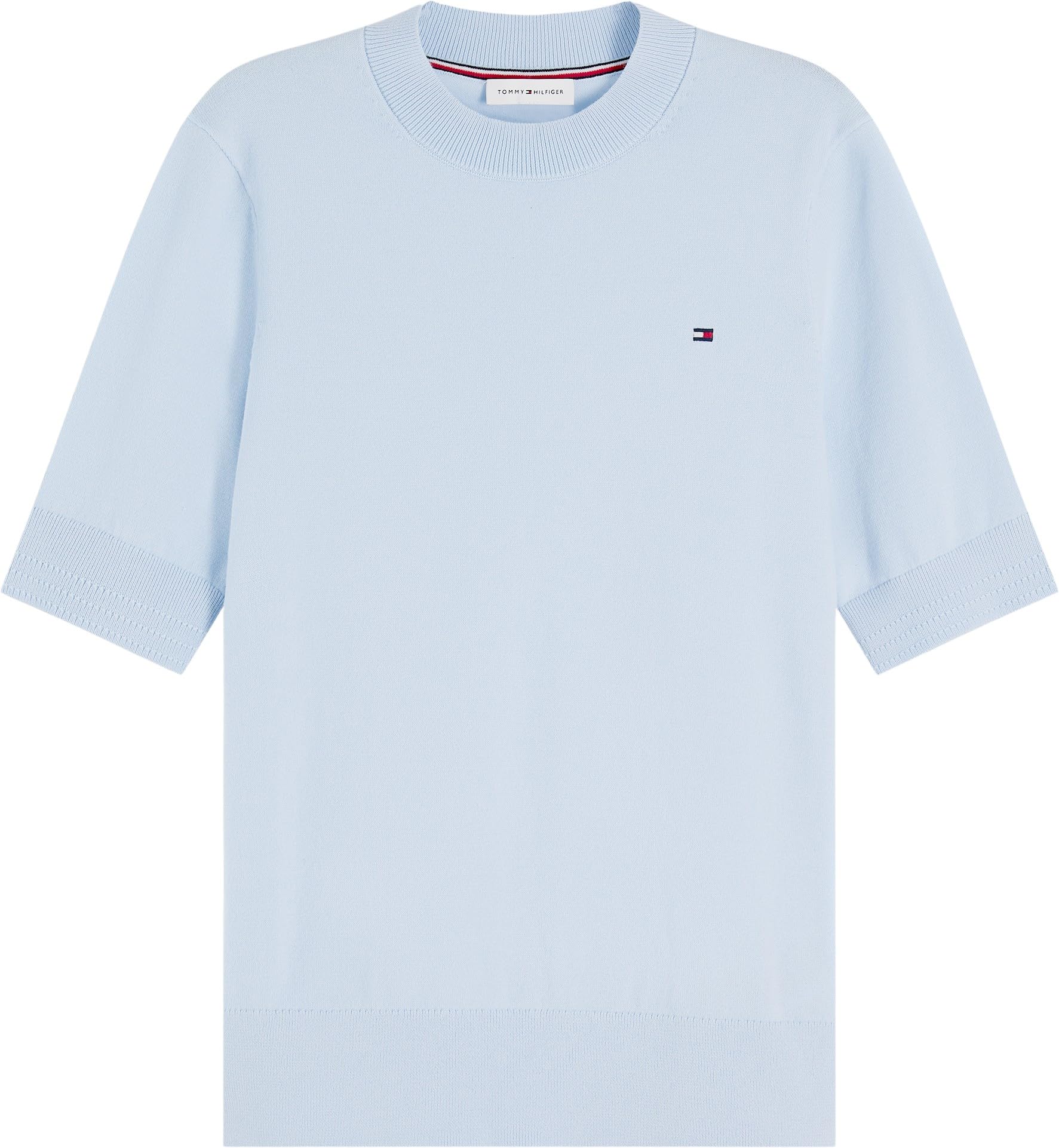 Tommy Hilfiger Co Jersey Fine GG C-nk SS Swt Ww0ww49705 Pullover Donna (Pacco da 1)