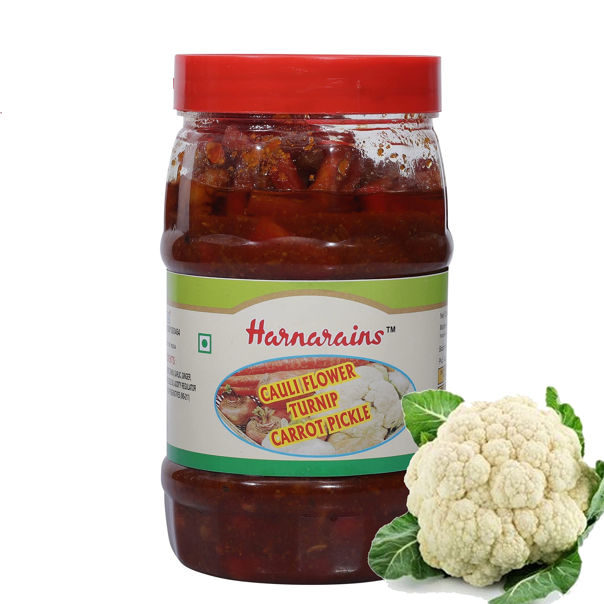 Harnarains (Old Delhi) Cauliflower, Turnip & Carrot Pickle (900 Grams) (B01B5SJC40) Amazon Price History, Amazon Price Tracker