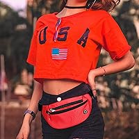 Vista 124 de Riñonera para hombres y mujeres, impermeable, para deportes, para viajes, senderismo, correr