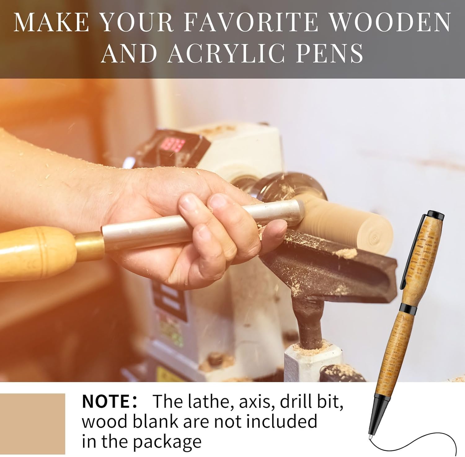 Colarr 20 Pcs 7mm Slimline Pen Kit with Refill Wood Turning Twist Pen Kit Lathe Turning Supplies for DIY Copper Making Friend Teacher Students Gifts(Black)