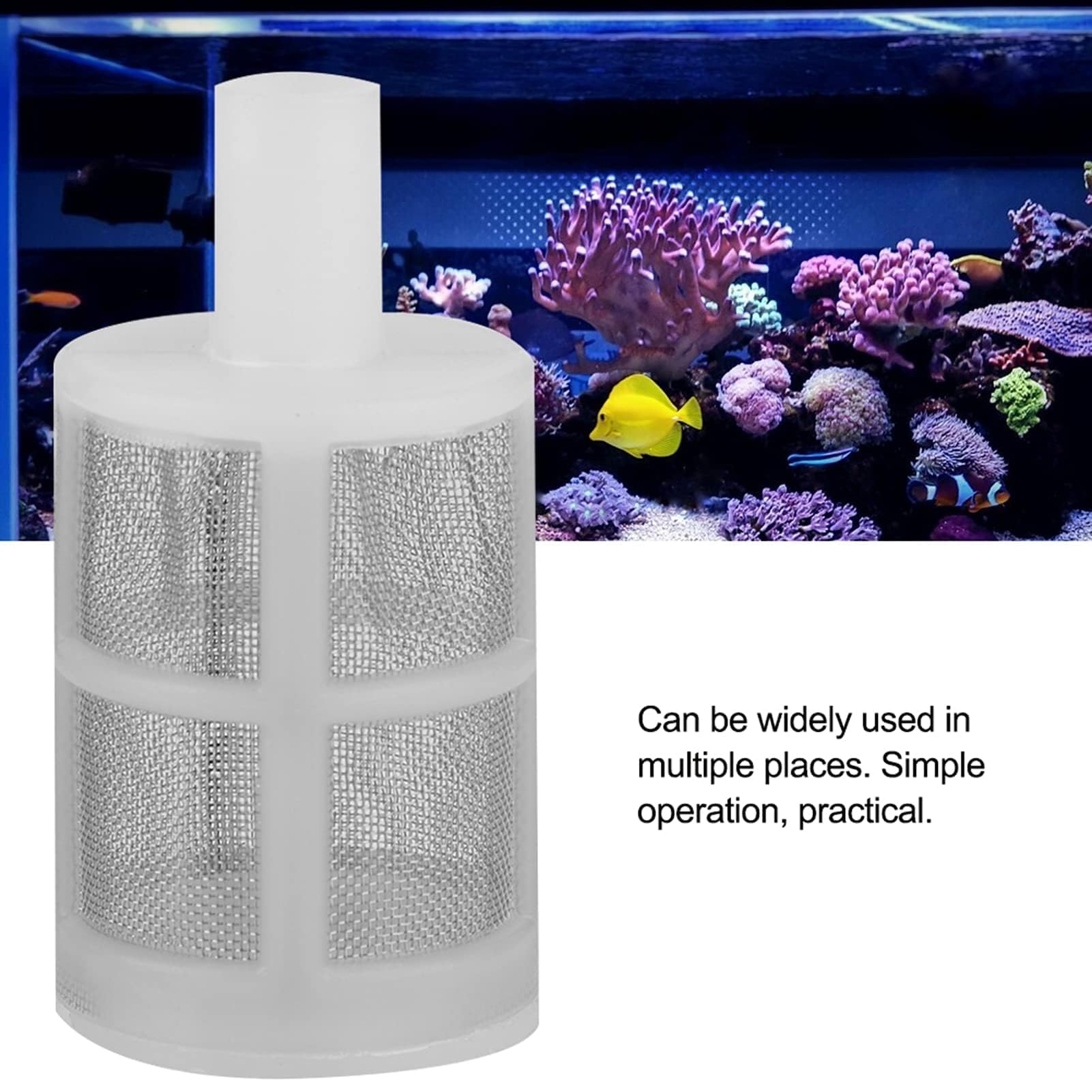 10Pcs Fish Tank Pompa Acqua Filtro Pompa Acqua Tubo Netto Pompa Acqua Filtro Netto Spruzzatore Filtro per 7mm o 10mm Tubo