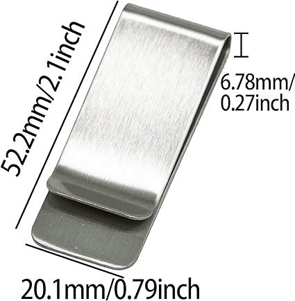 Portafoglio Money Clip Magnetico In Pelle Personalizzato - Foto 3