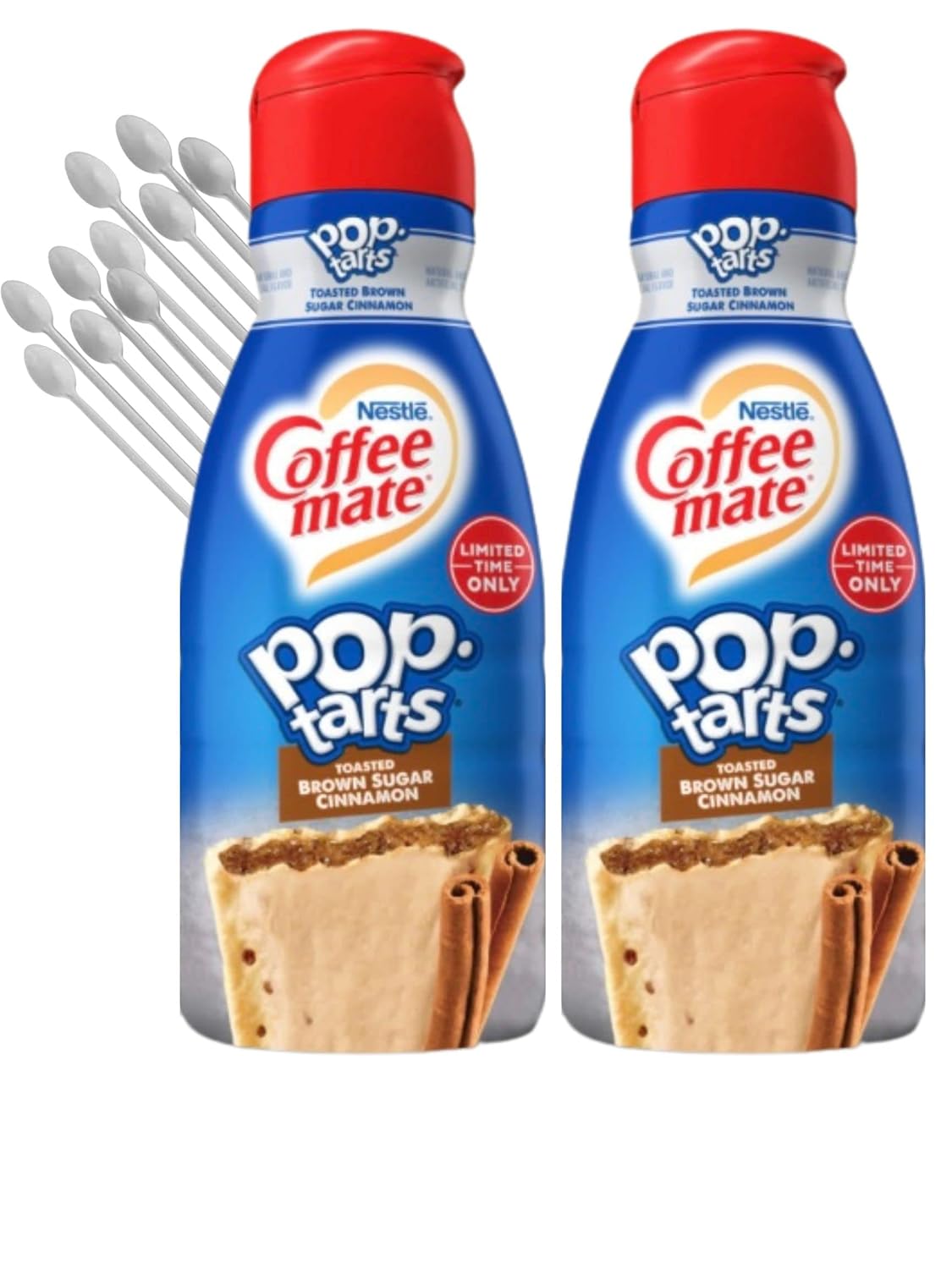 Pop Tart Coffee Creamer Bundle, Two (2) 32 fl oz Toasted