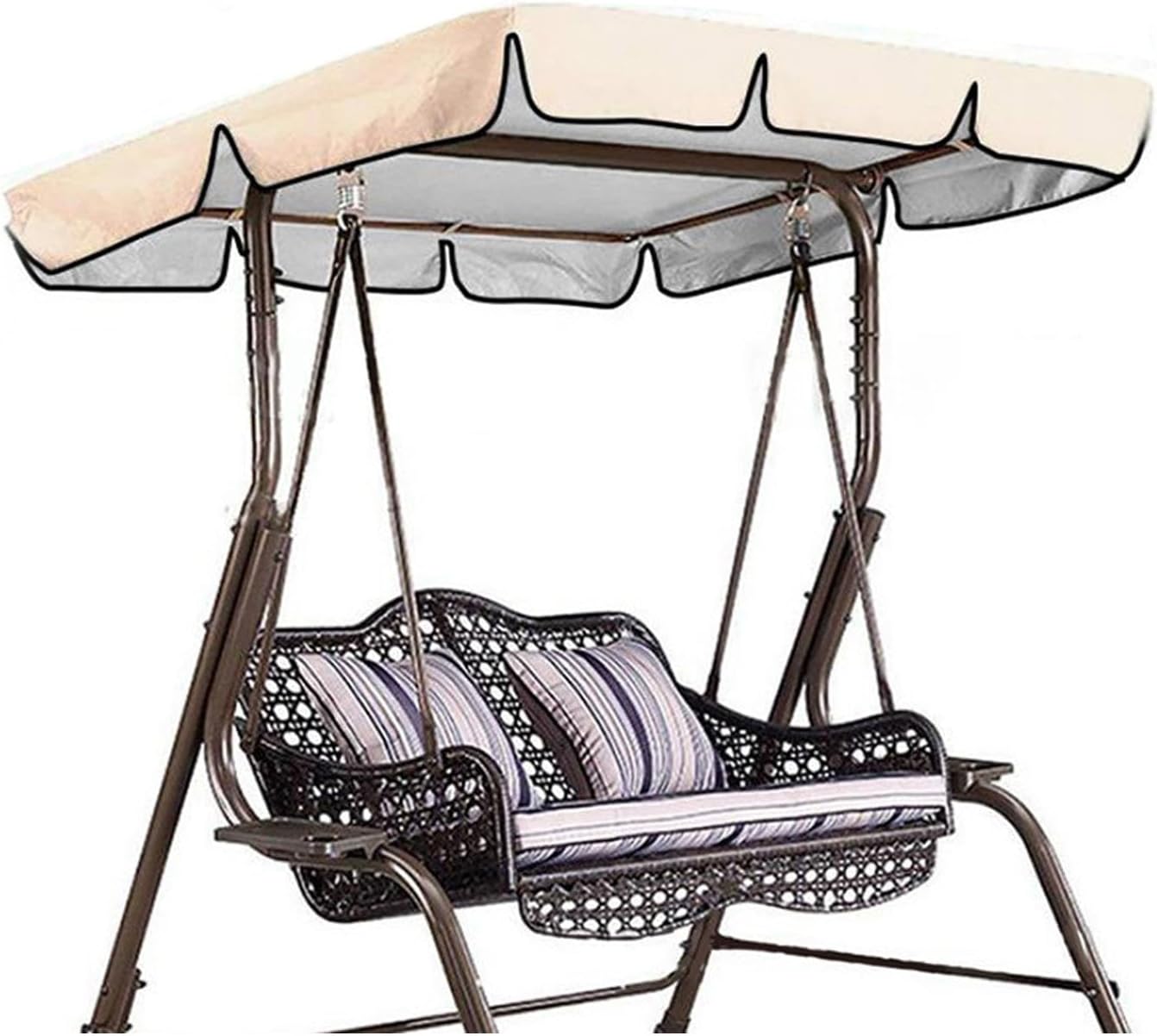 Healife Replacement Garden Swing Seat Cover, Waterproof Durable Swing