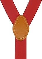 Vista 4 de Tirantes para hombre con 3 ganchos giratorios para cinturón de 1.4 pulgadas de ancho, tirantes ajustables resistentes