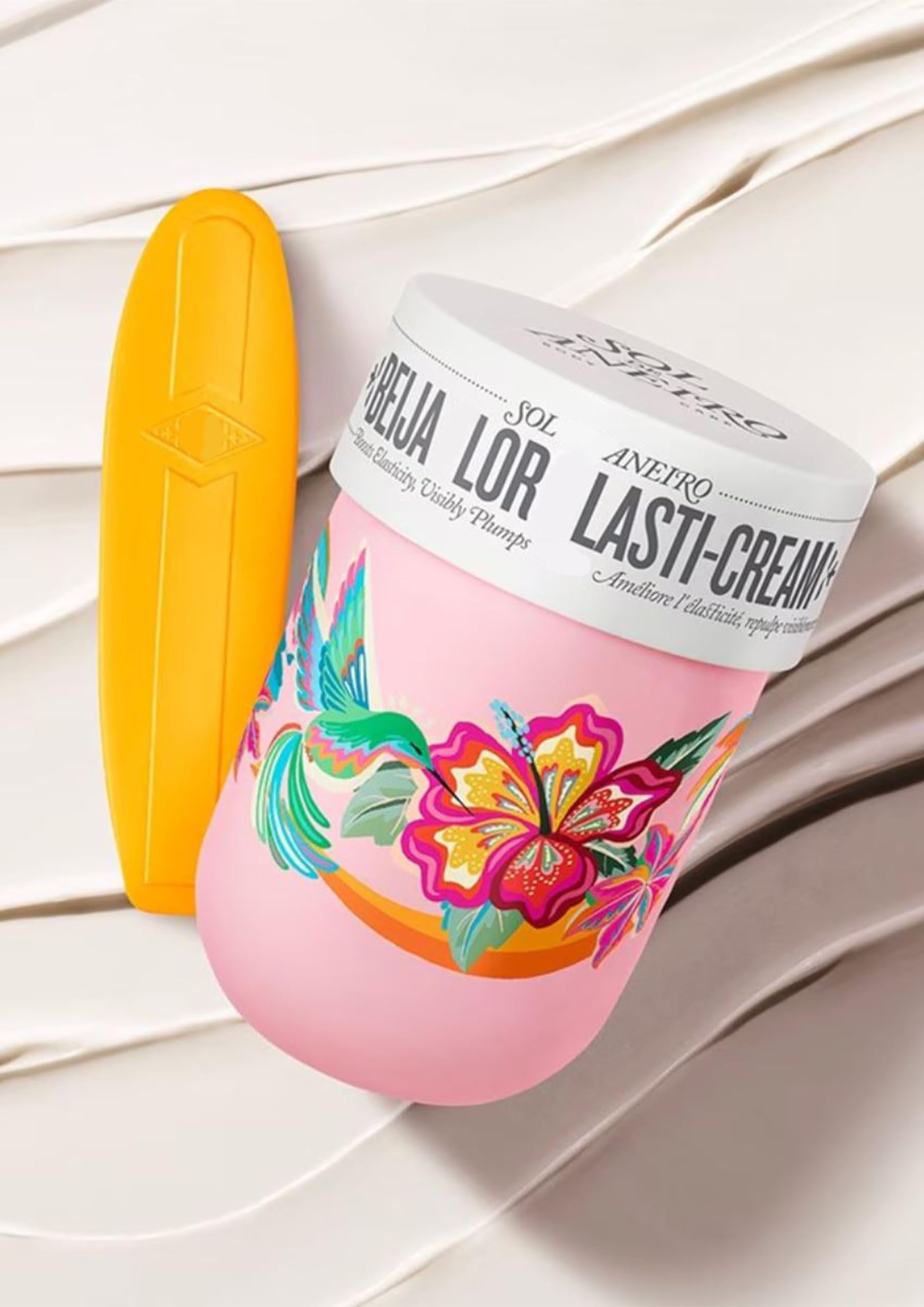 SOLEI JANRO Biggie Bum - Beia Flor Collagen Elasti Creme - hydratisierende Körpercreme Bodylotion 500 ml
