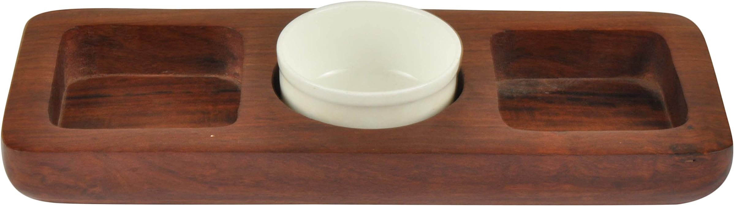 Platter For All Wood Serving Plate, Brown