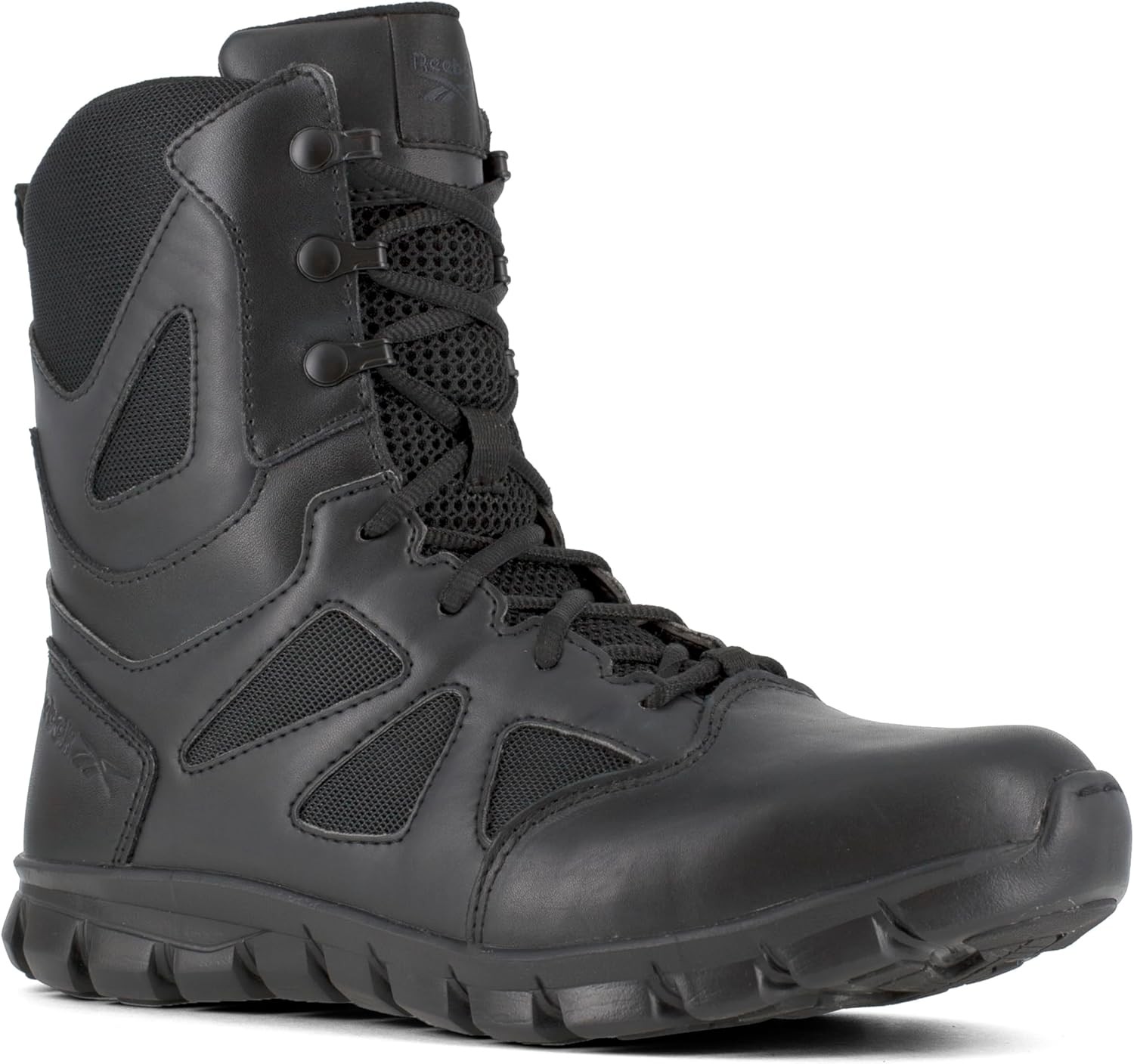 Reebok Work Men's Sublite Cushion Tactical Black Soft Toe Boots