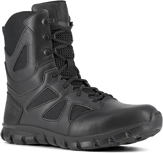 Reebok Mens Sublite Cushion 8 Inch Electrical Soft Toe Work/Duty - Black