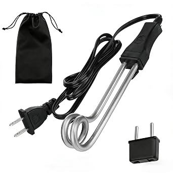 1 Piece Travel Camping Accessories Tea Immersion Heater - Portable