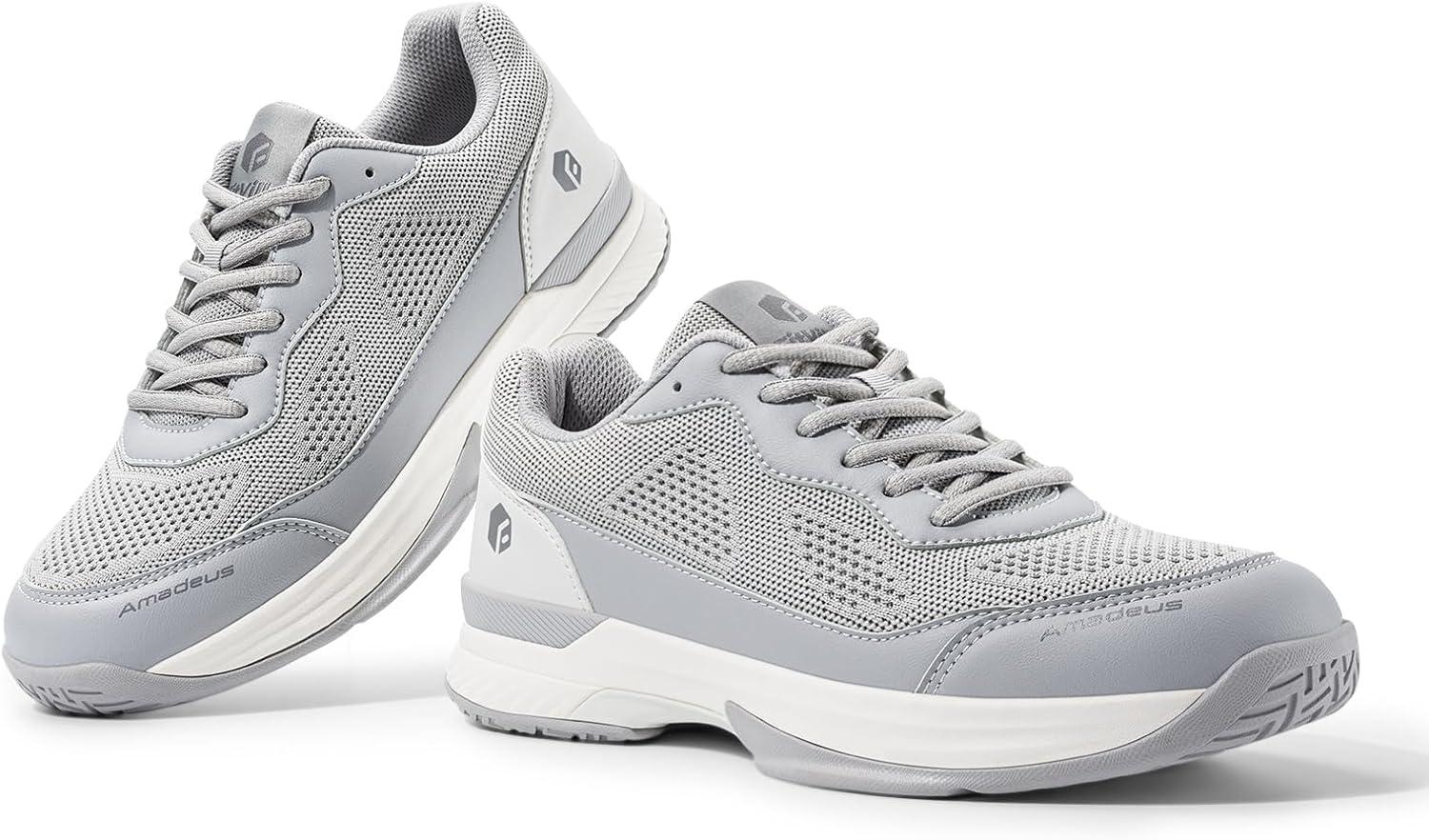 FitVille Wide Pickleball Shoes for Men Tennis Shoes Sneakers for All Court Racquetball Athletic Shoes for Racquet Sport | Arch Support & Wide Toe Box - Image 7