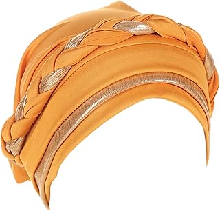 Chemo Muetzs Mujer Kop Wraps para la caída del cabello Pañuelos pirata Pañuelo de cabeza Pañuelo de Verano Turbante Mujeres Gorra Super Suave Slouchy Parasol Sombrero Musulmán Hijab Pañuelo Medieval