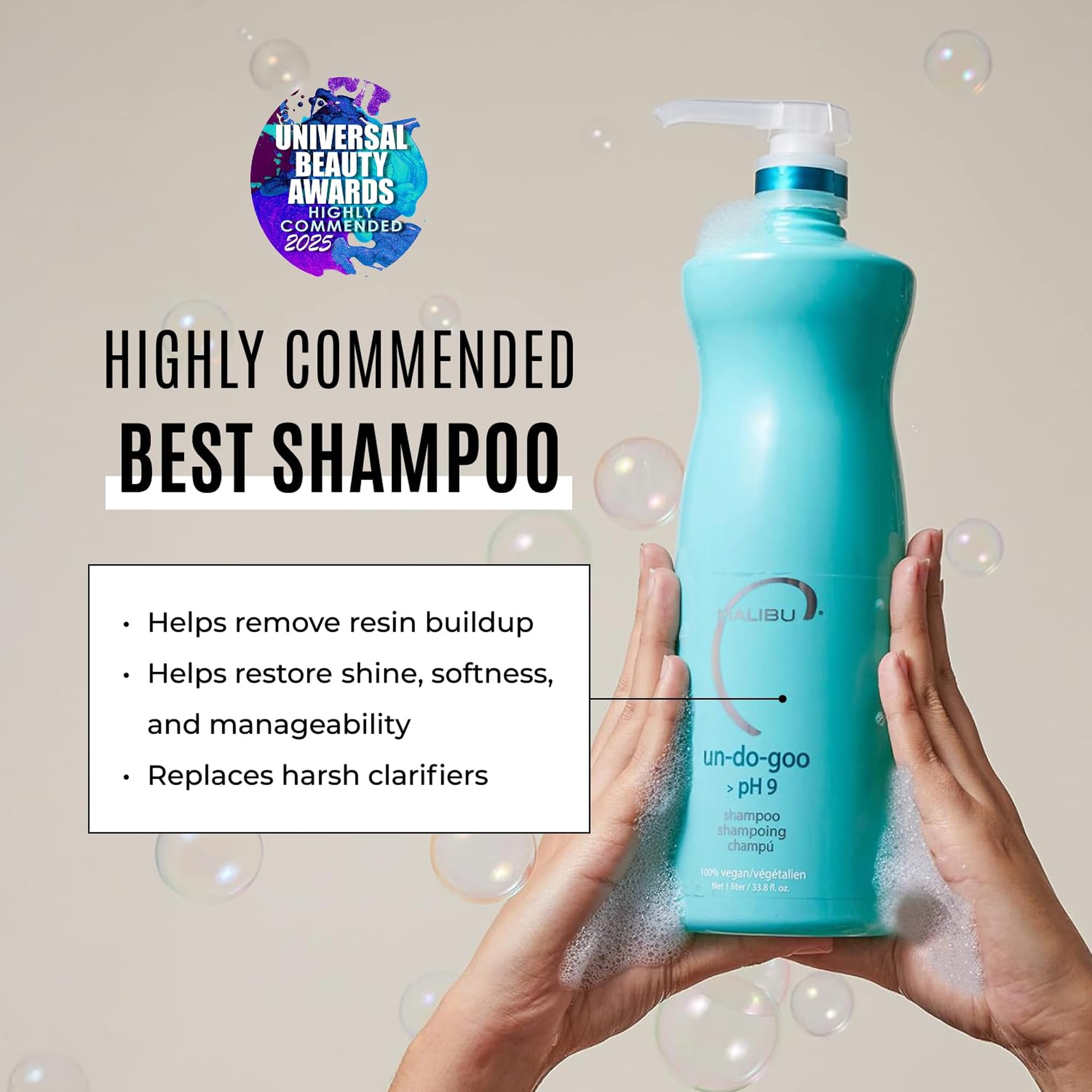 Amazon.com: Malibu C Un-Do-Goo Clarifying Shampoo - Removes
