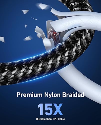 Miniatura 6 de Dasku Cable USB C a USB C, paquete de 5 3661010 pies Cable de carga USB C de 60 W, cable de carga rápida tipo C para iPhone 15 Pro Max Plus Samsung