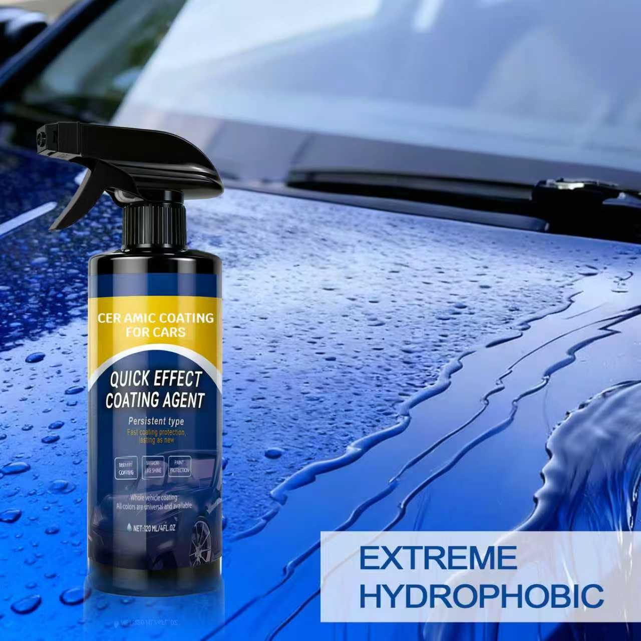 2026 New Upgraded Dznae Zyzao Car Coating Spray, Quick Effect Coating Agent, Car Scratch Wax Polish Spray Waterless Wash, Oil Film Emulsion Glass Cleaner (tasteless) — view 5