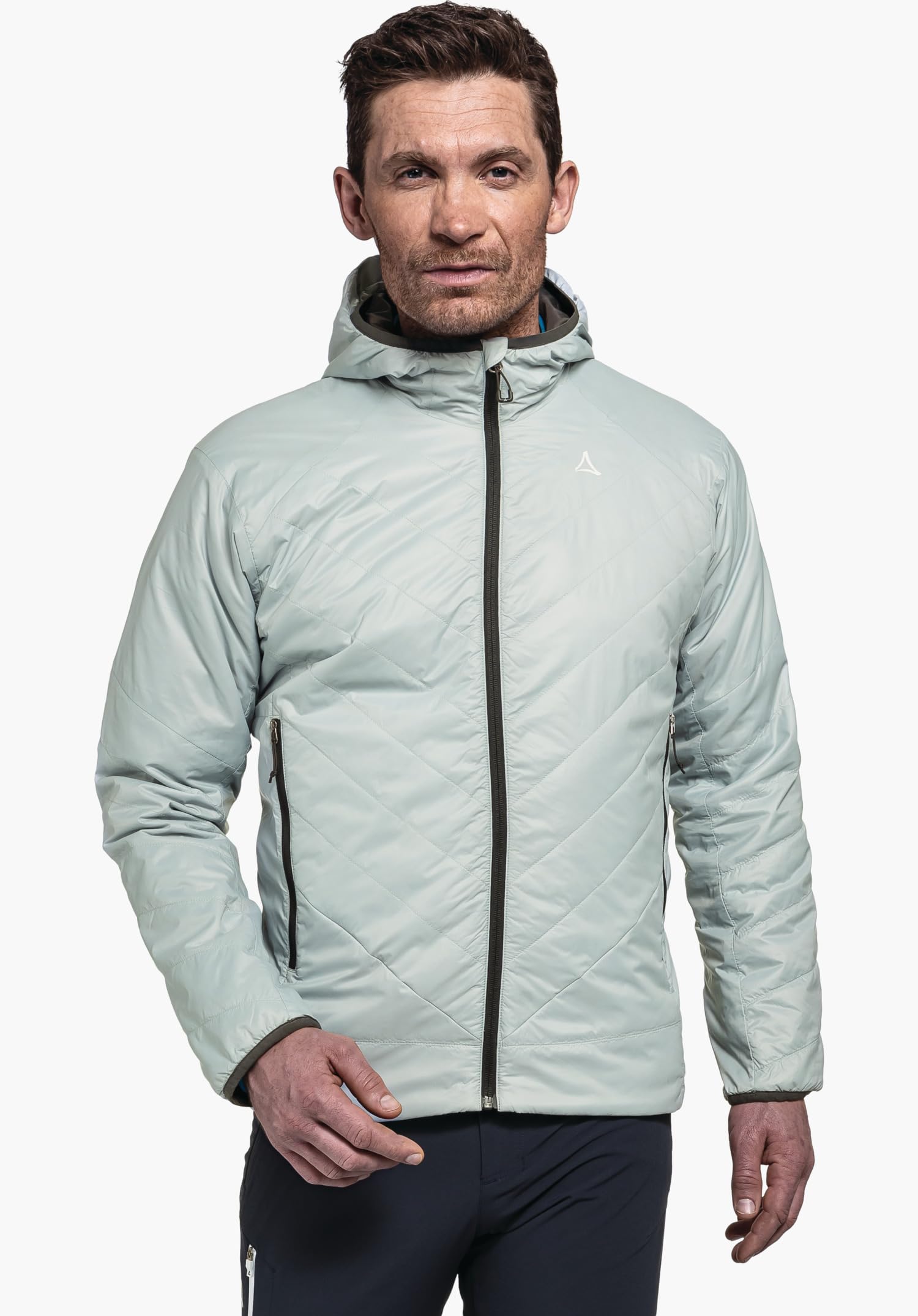 Schöffel Herren Ins Jacket Style Cascata MNS, leichte Steppjacke, Outdoorjacke mit nachhaltiger PrimaLoft Black Eco Wattierung, wasserabweisende Windjacke