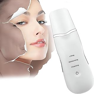 جهاز مزيل الرؤوس السوداء – جهاز تنظيف الوجه المحمول لتنظيف عميق للبشرة وتقشير فعال بالموجات فوق الصوتية لبشرة نقية وخالية من الشوائب (قطعة واحدة)